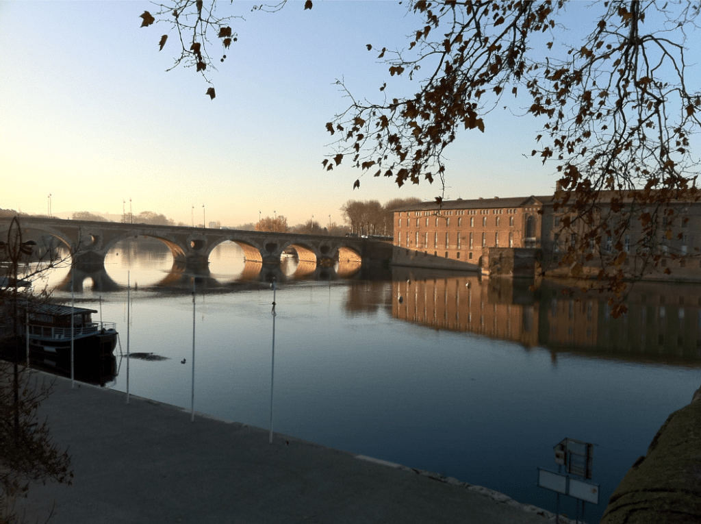 Le Pont-Neuf et l'Hôtel-Dieu sur la Garonne